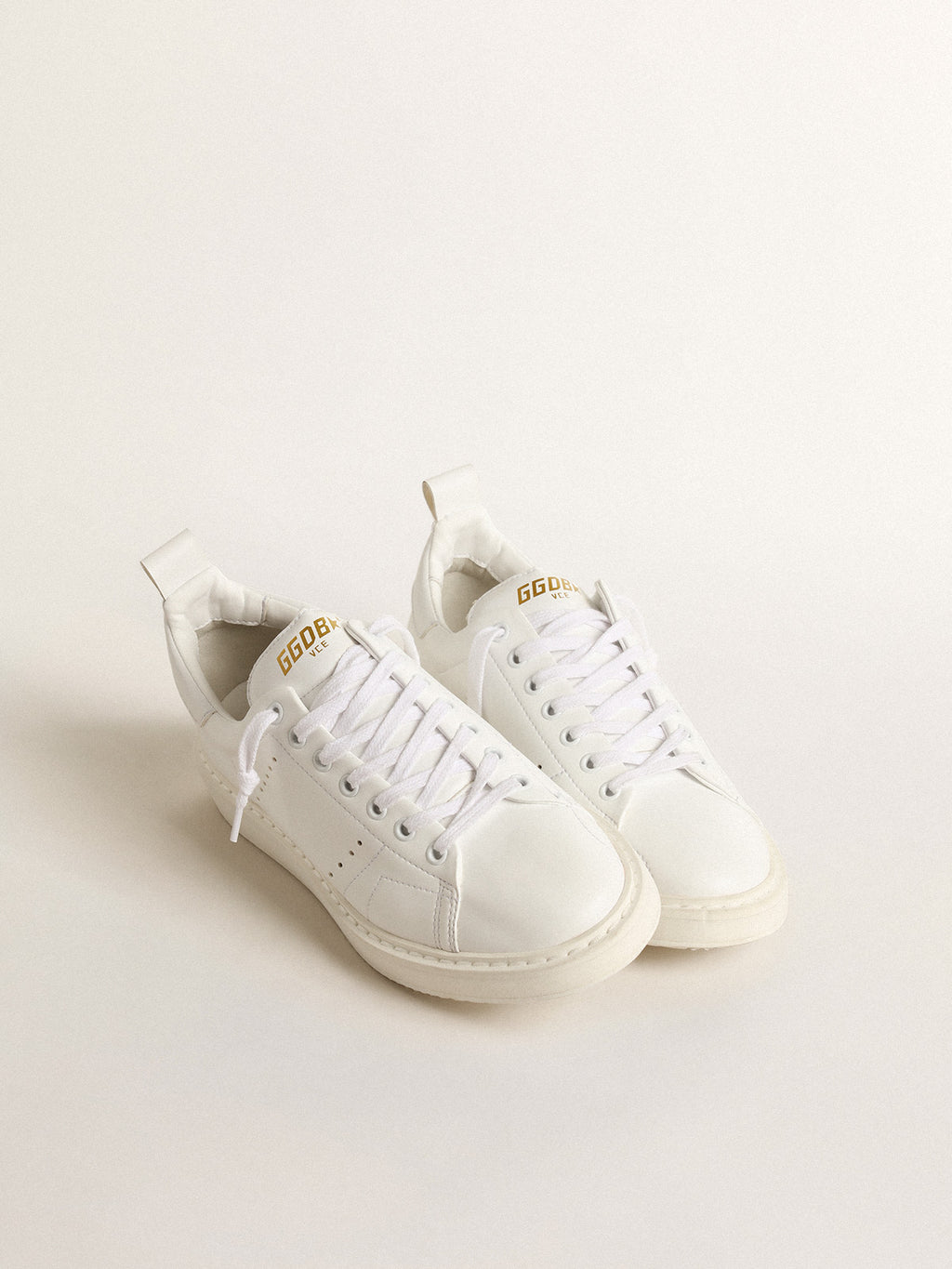 Men's bio-based Starter with white star and heel tab| Golden Goose